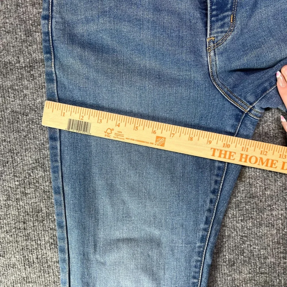 Levi's 512 Perfectly Slimming Straight Leg Jeans Mens Blue Denim Zip Fly - 30X27